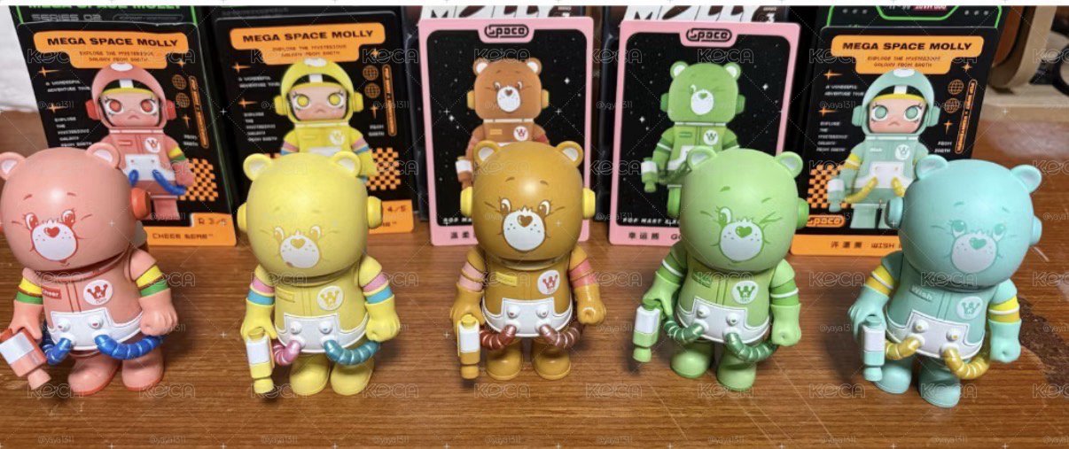 care bears  Molly  泡泡瑪特 5隻