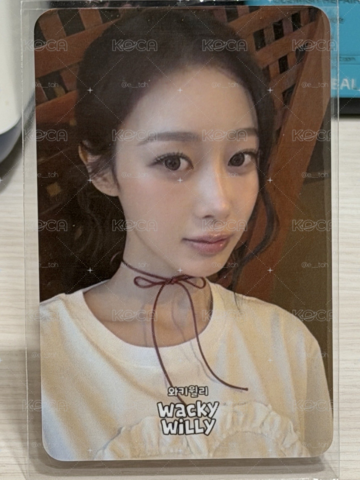 Wacky Wily代言卡