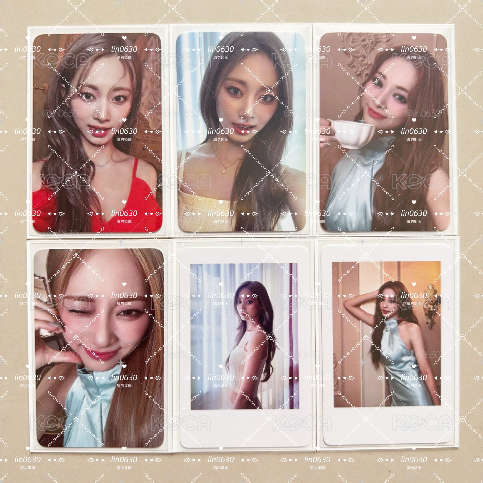 盤出 TWICE 子瑜 solo 全通路特典卡 黑膠卡 幸運卡 aboutzu