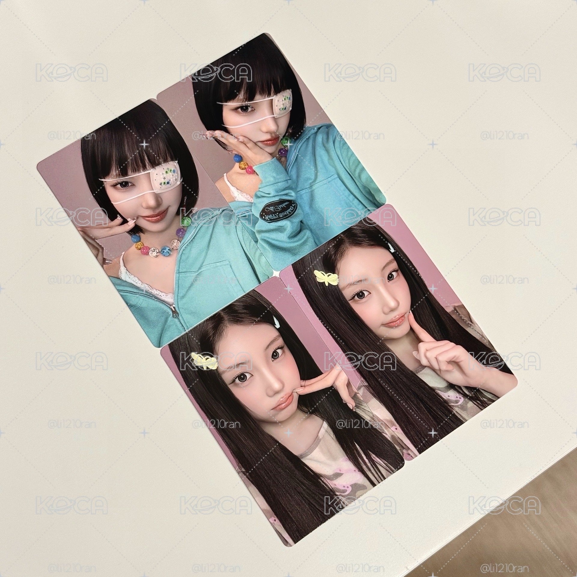 YUNAH ＆ WONHEE MINI4 STUDIO CHOOM 一套 共四張