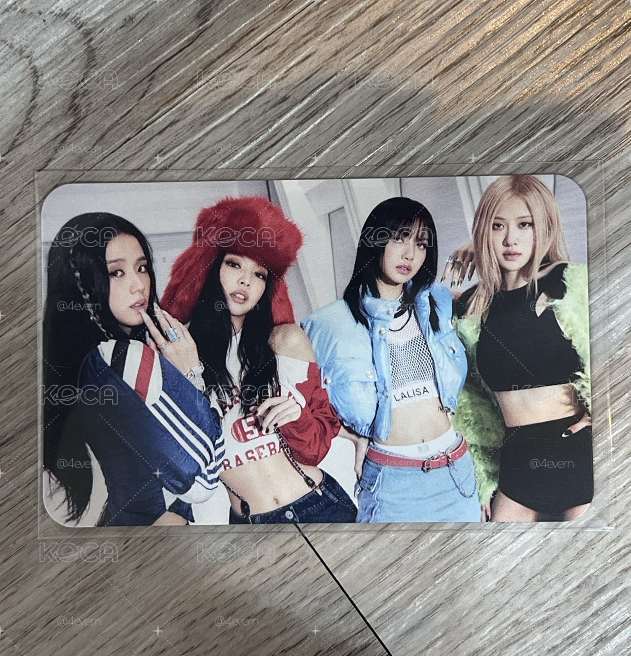 blackpink 特典 團卡 非三寸