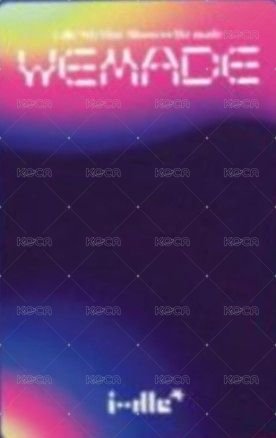 We made POCA ver. 專輯卡  背面