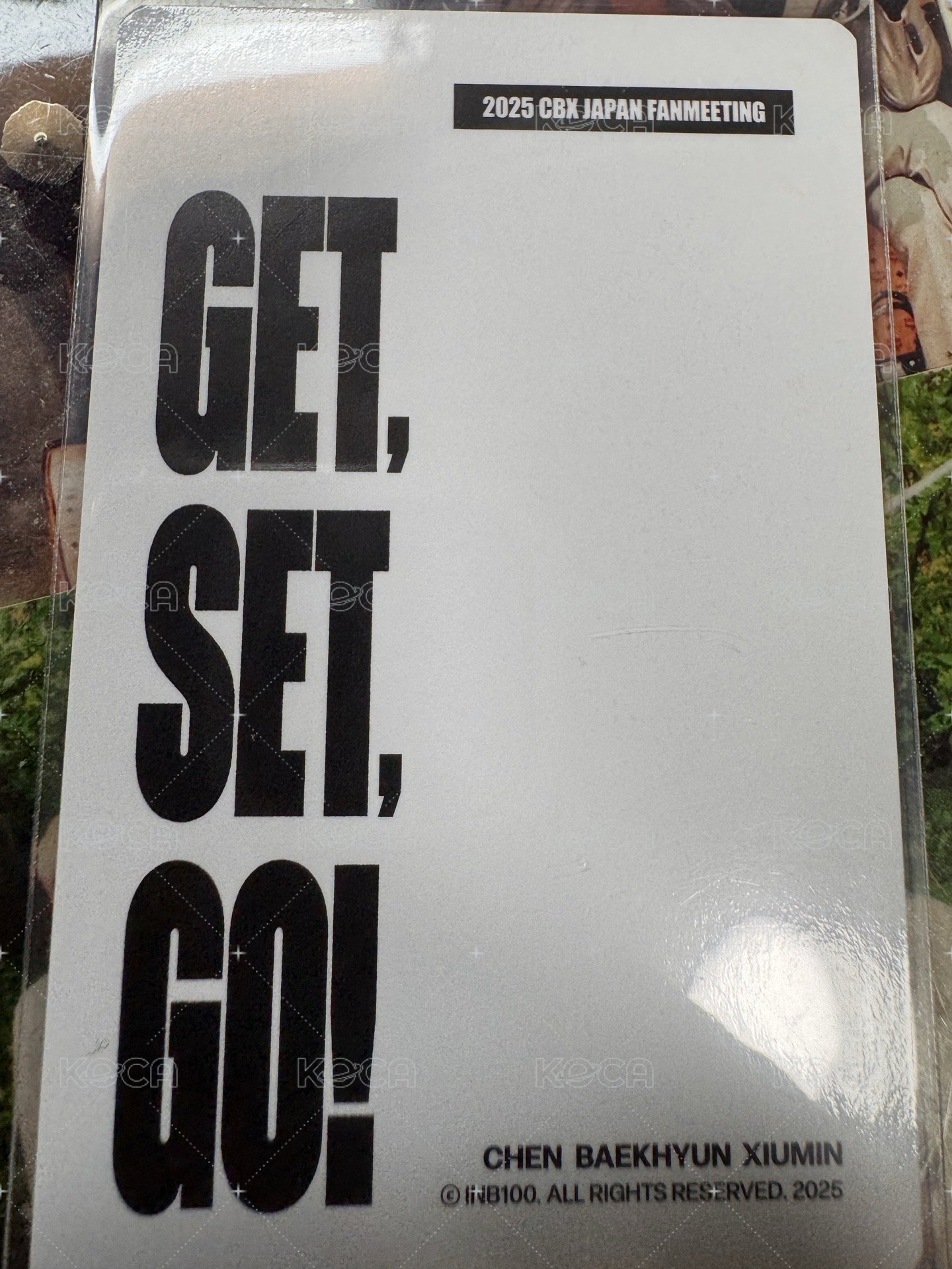 Get, Set, Go! 隨機卡  背面
