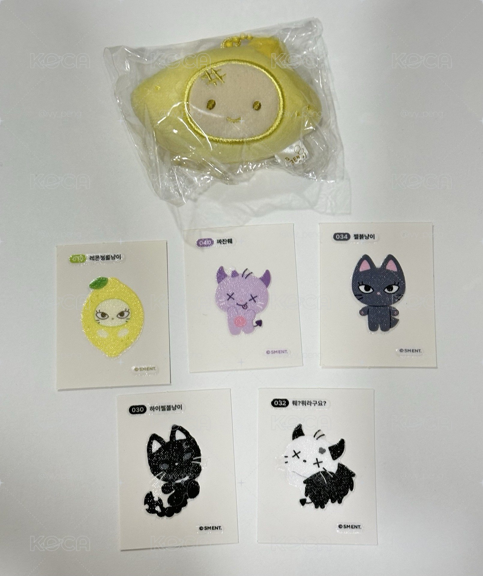（現貨）冬檸檬娃娃扭蛋吊飾+5張TTIBU貼紙