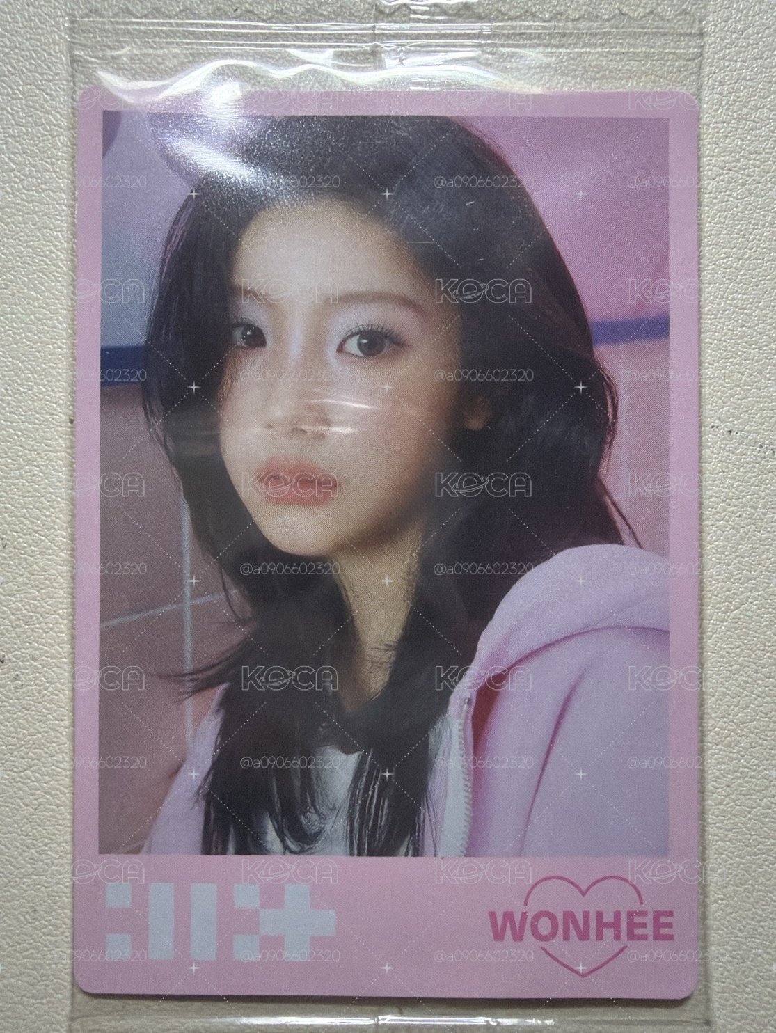 ILLIT wonhee 萬代 周邊卡 餅乾卡