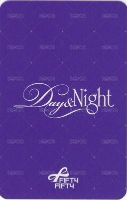 Day & Night k4 線下 1.0 簽售卡  背面