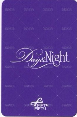 Day & Night k4 線下 1.0 簽售卡  背面