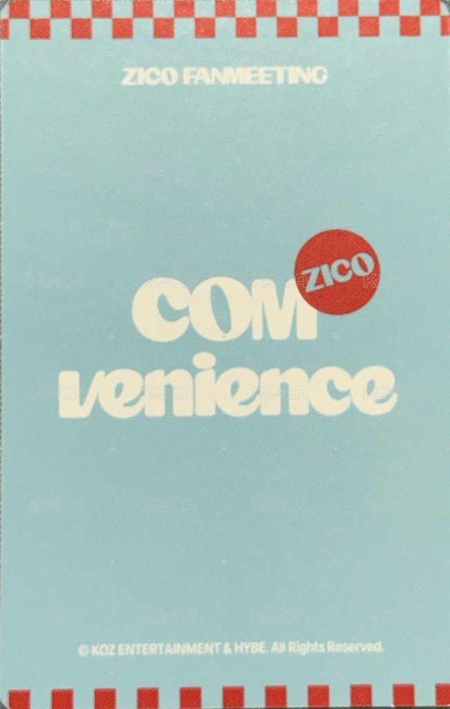 COMvenience 周邊卡  背面