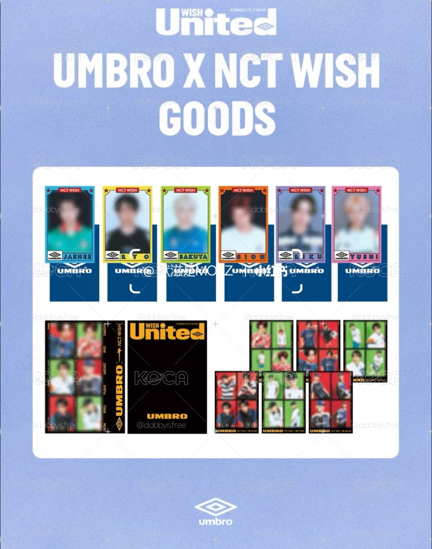 nctwish UMBRO代言卡+人生四格
