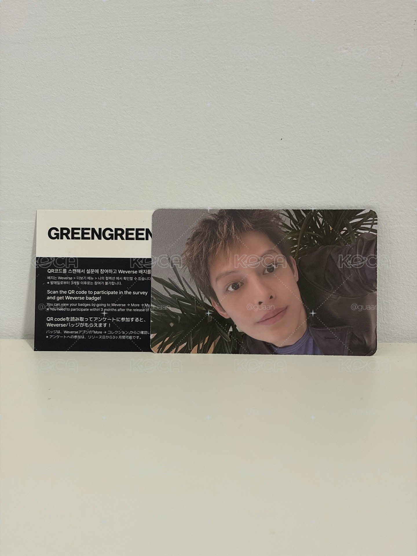 CORTIS-GREENGREEN(迷你二輯 專輯 BRIDGE ver.）趙雨凡小卡 刮刮卡