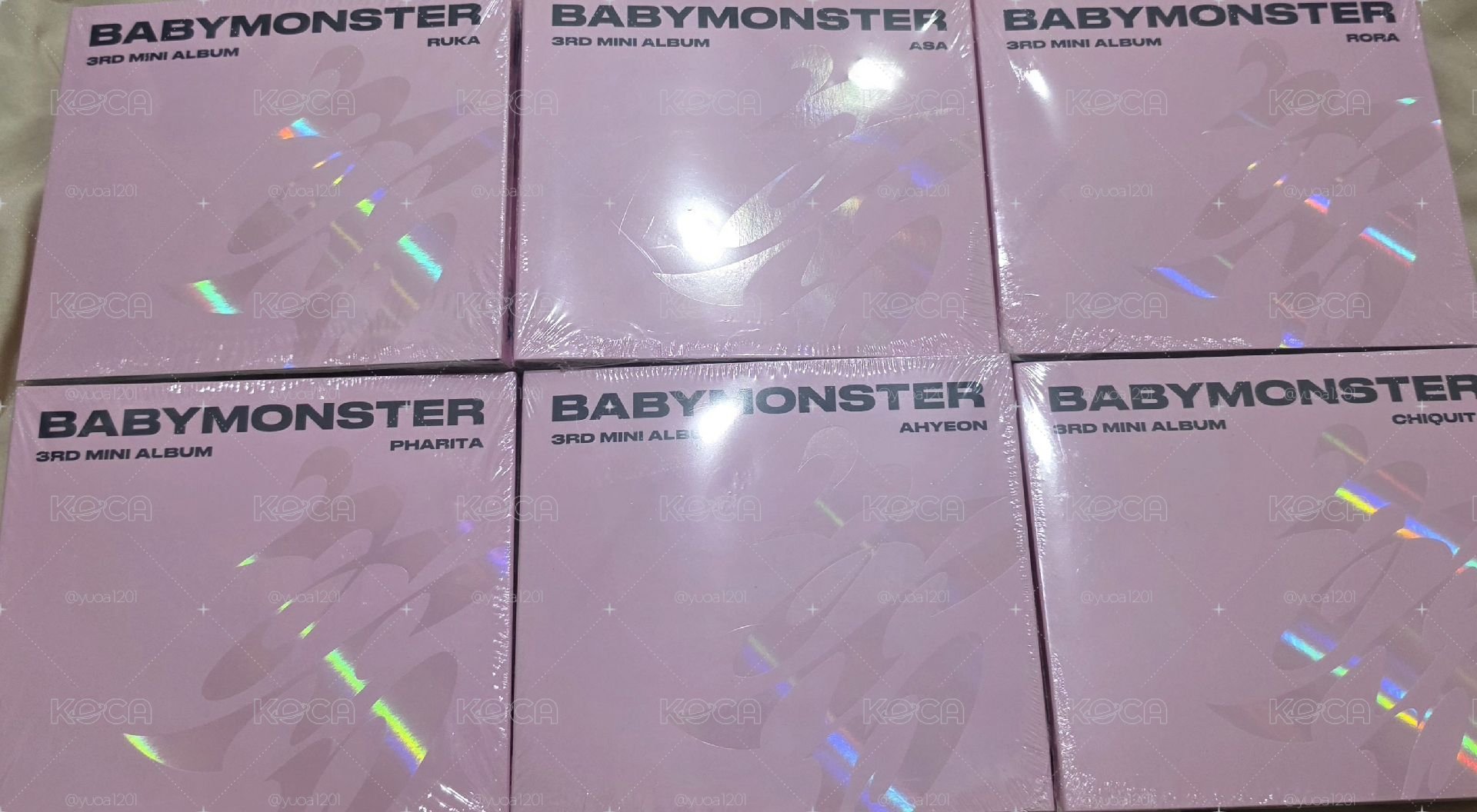 Babymonster 未拆專 單封