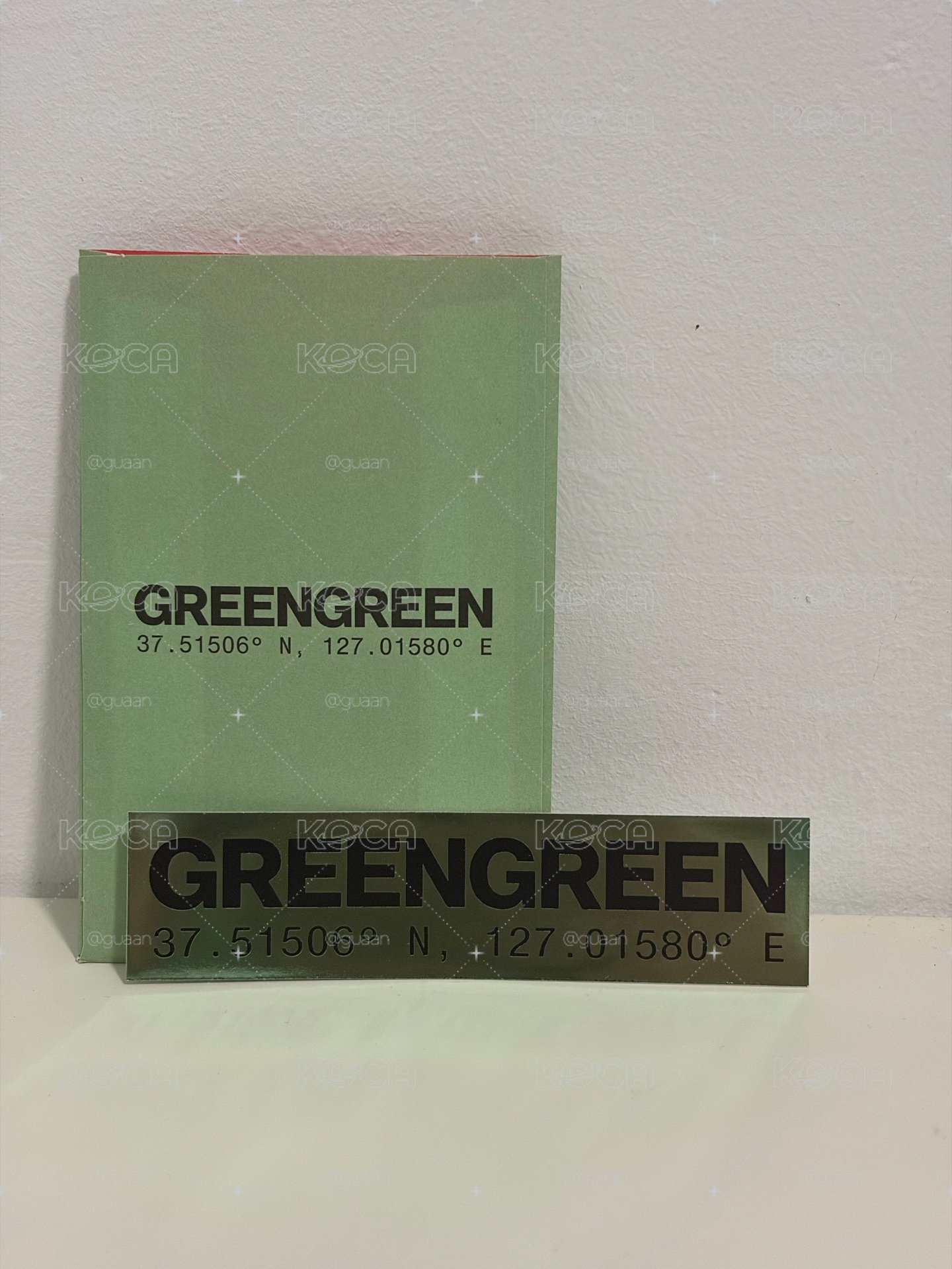 CORTIS-GREENGREEN(迷你二輯 專輯 BRIDGE ver.）GREENGREEN貼紙