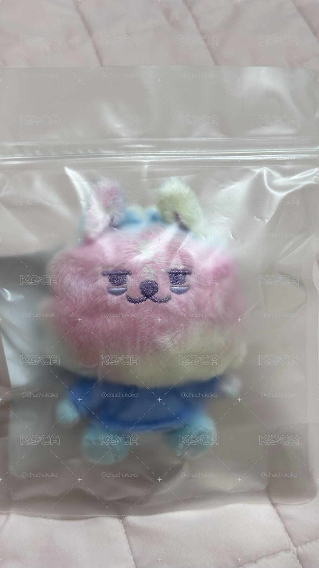 TXT 彩虹角巴兔 粉粉勇猛彩娃