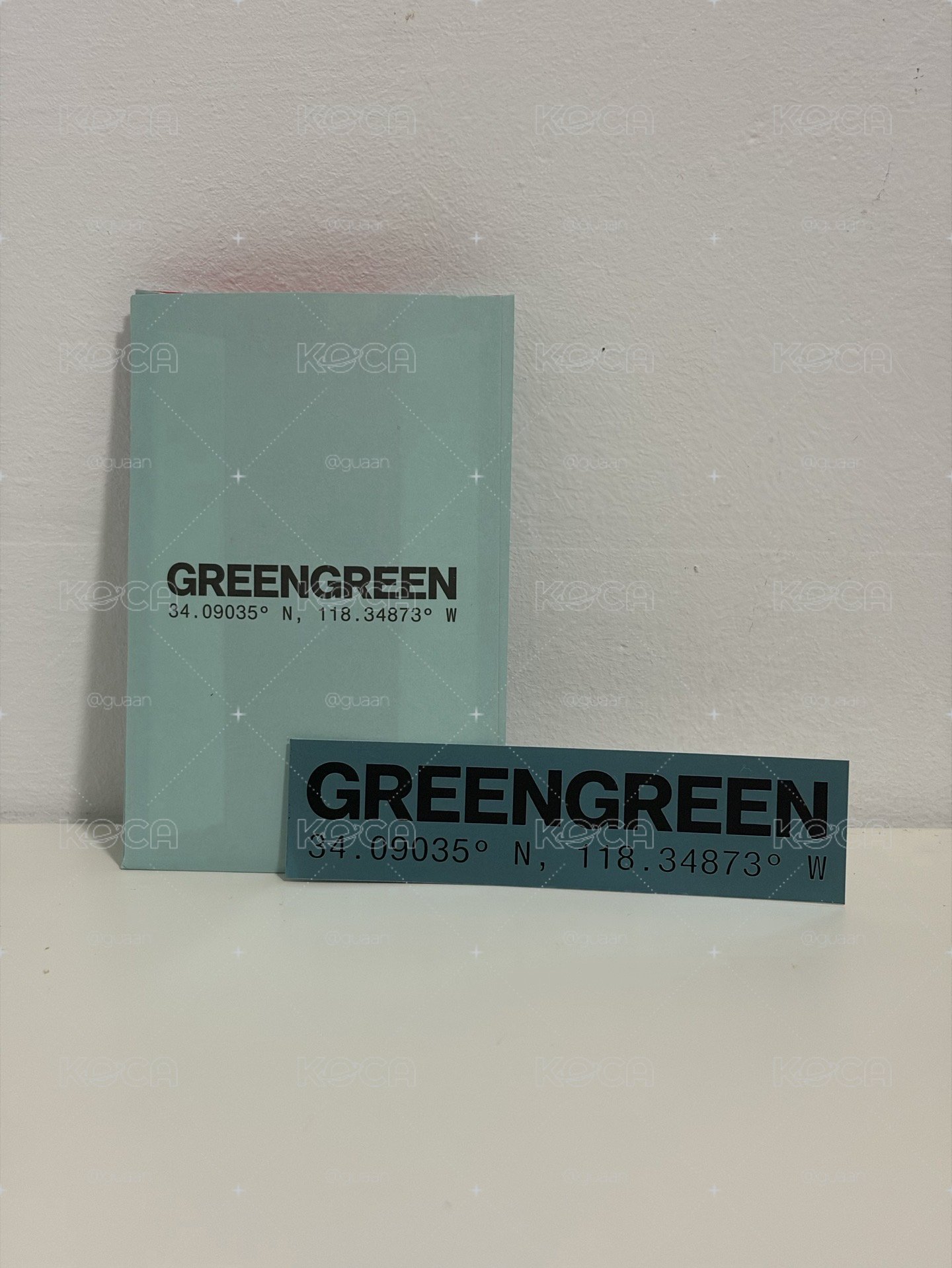 CORTIS-GREENGREEN(迷你二輯 專輯 BRIDGE ver.）GREENGREEN貼紙