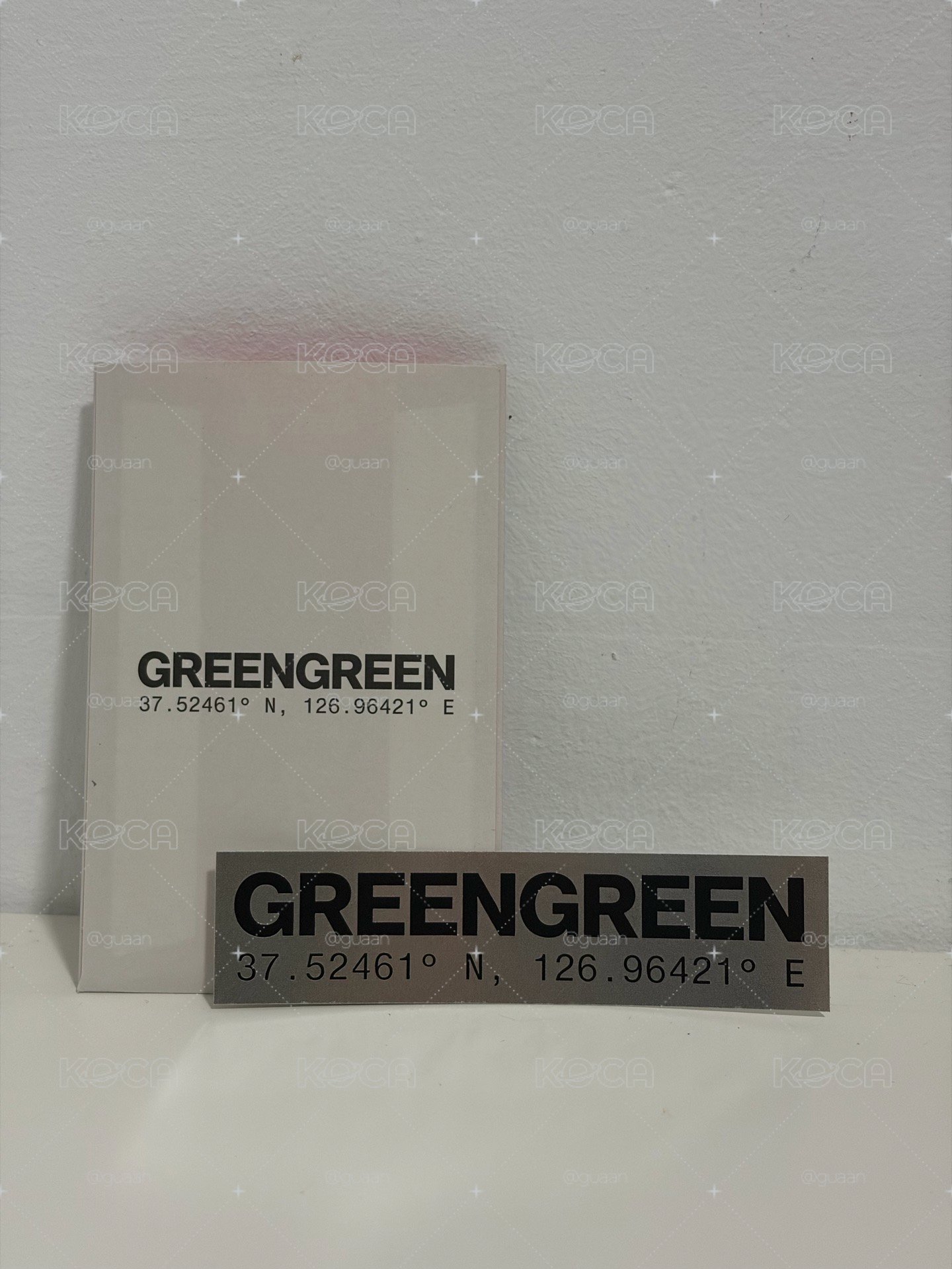 CORTIS-GREENGREEN(迷你二輯 專輯 STUDIO ver.）GREENGREEN貼紙