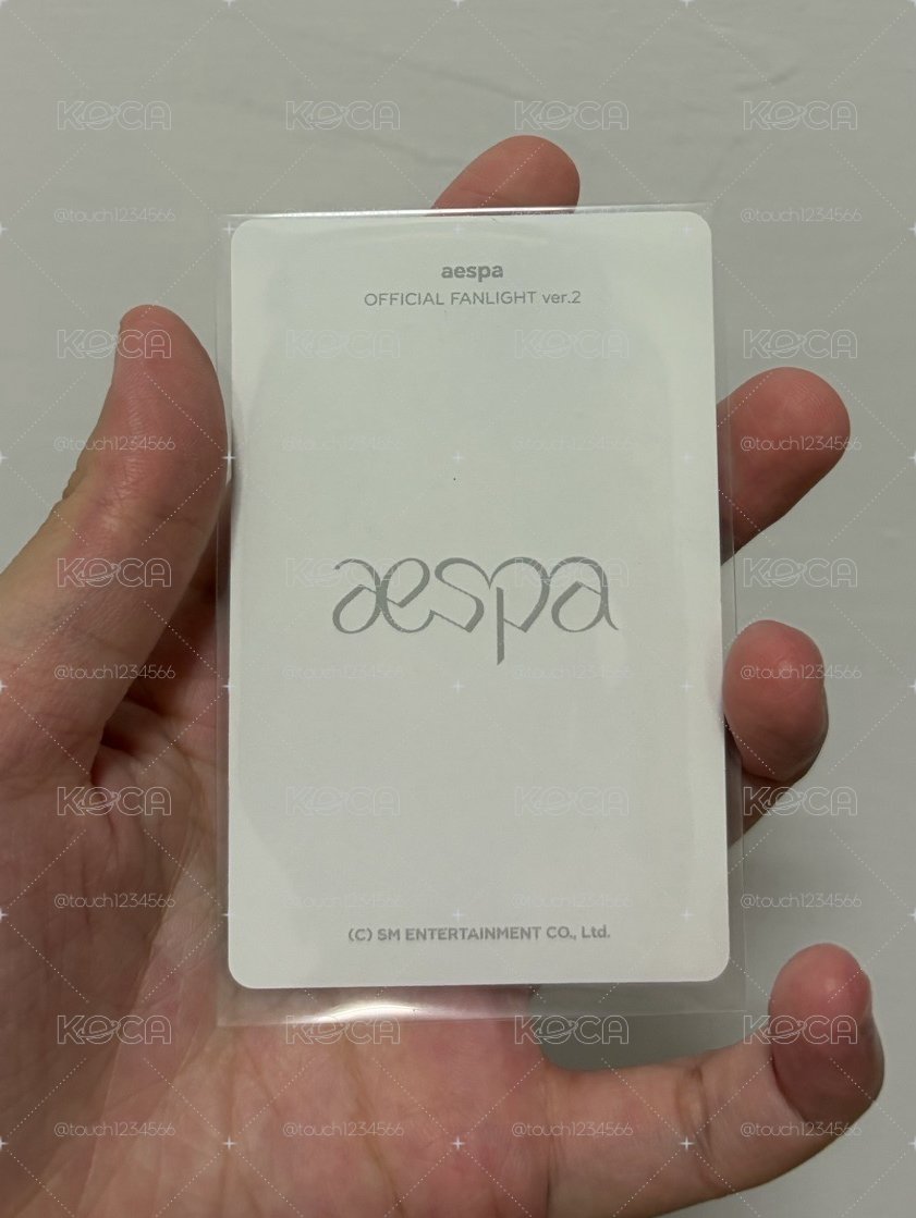 現貨｜aespa Ningning 二代手燈卡