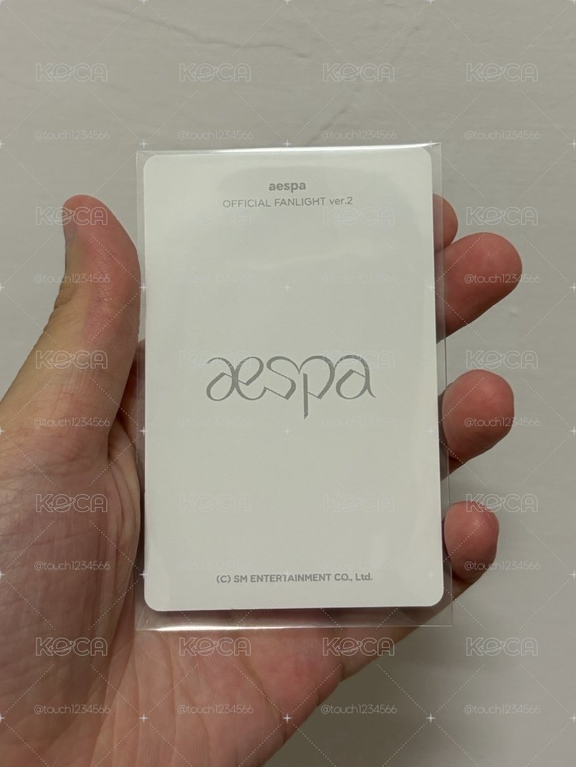 現貨｜aespa Winter 二代手燈卡