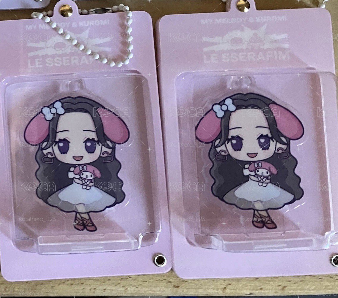 三麗鷗聯名壓克力吊美樂蒂葉