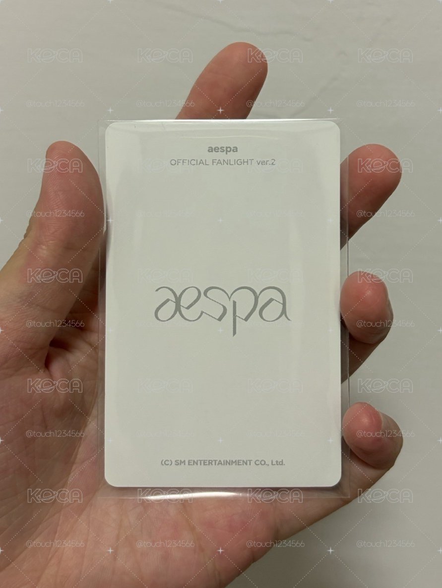 現貨｜aespa Giselle 二代手燈卡