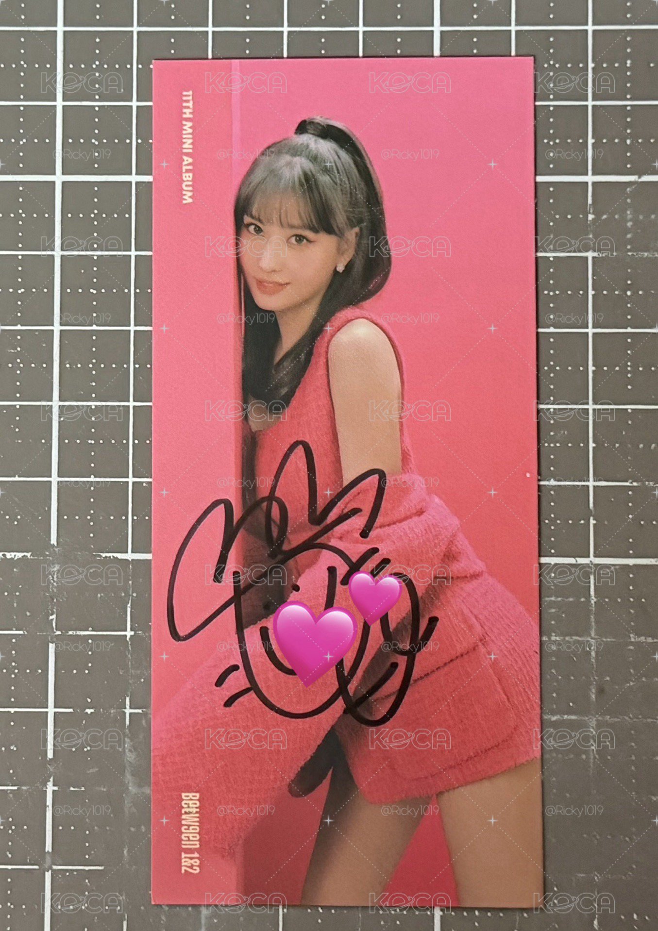 TWICE 迷十一 美網桃親簽