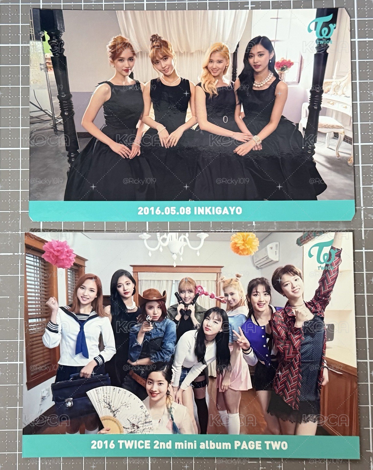 TWICE 迷二 團體打歌卡