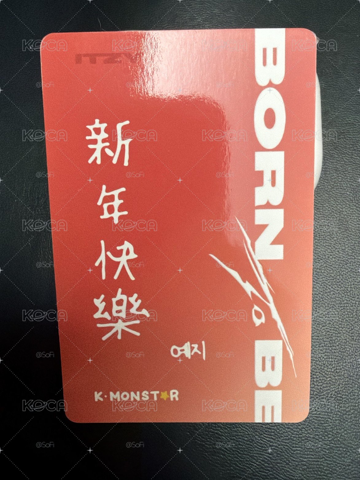 BORN TO BE km 台北 1.0 簽售卡 龍袍
