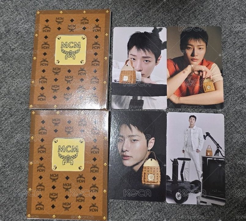 整套 MCM 香水 代言卡 