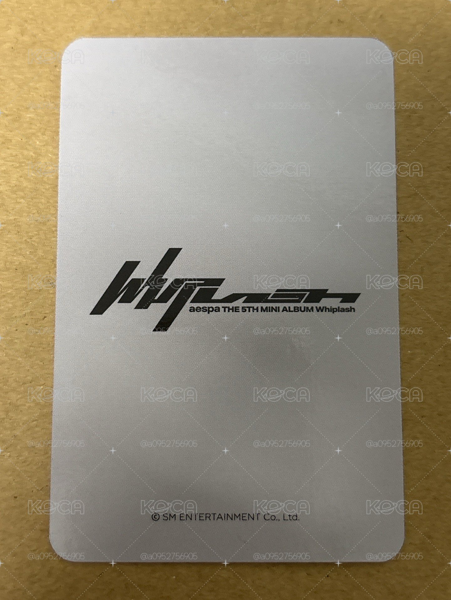 Whiplash k4 簽售卡 簽售柚