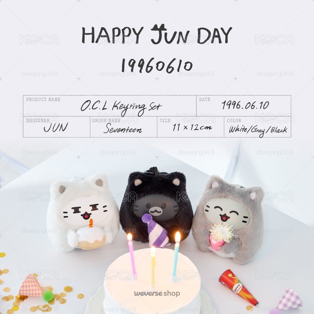 預購✅JUN 生日禮