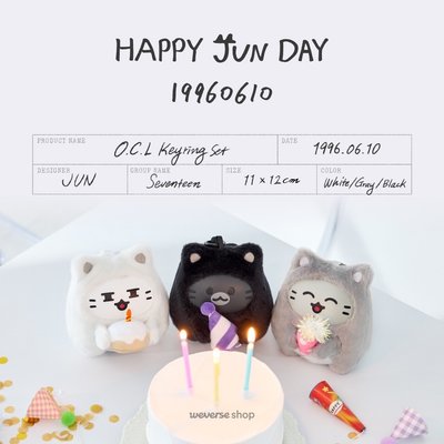 預購✅JUN 生日禮