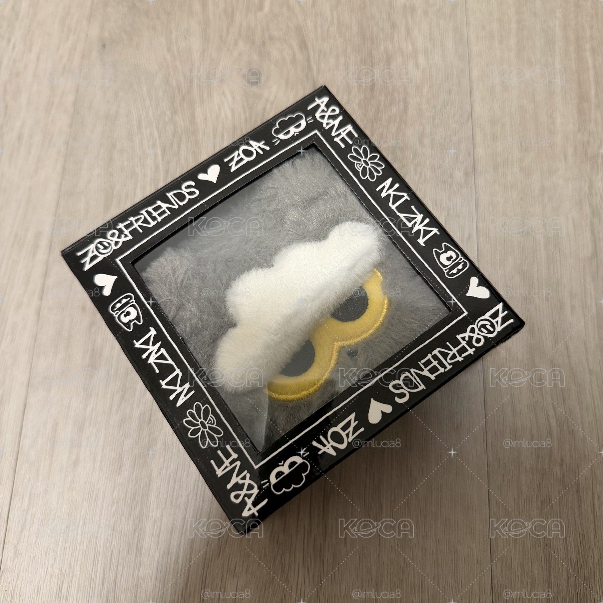 ZO&Friends大臉收納包鑰匙圈