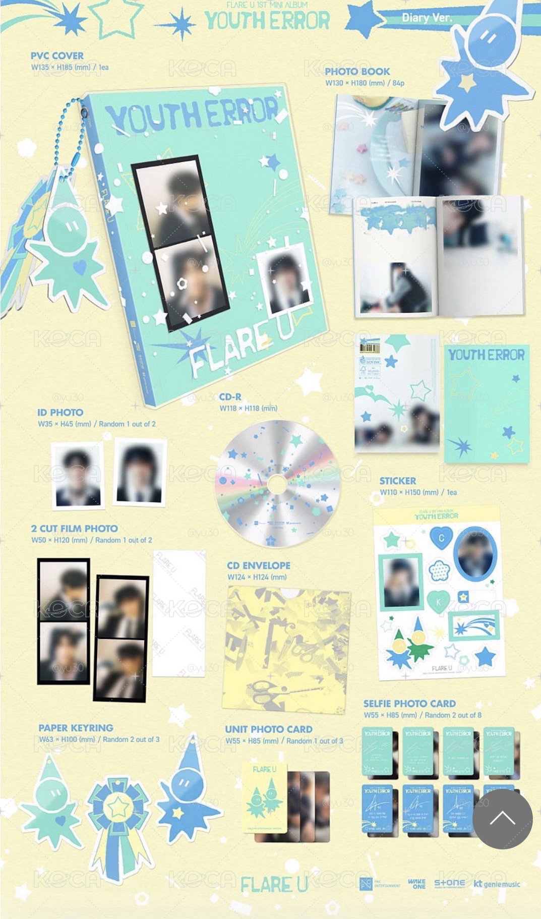 FLARE U YOUTH ERROR DIARY ver.未拆專