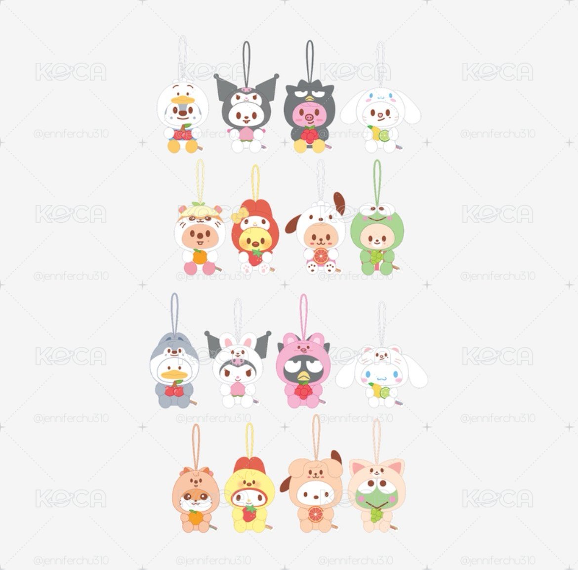 SKZOO X SANRIO 香氛毛絨娃娃 聯名系列代購