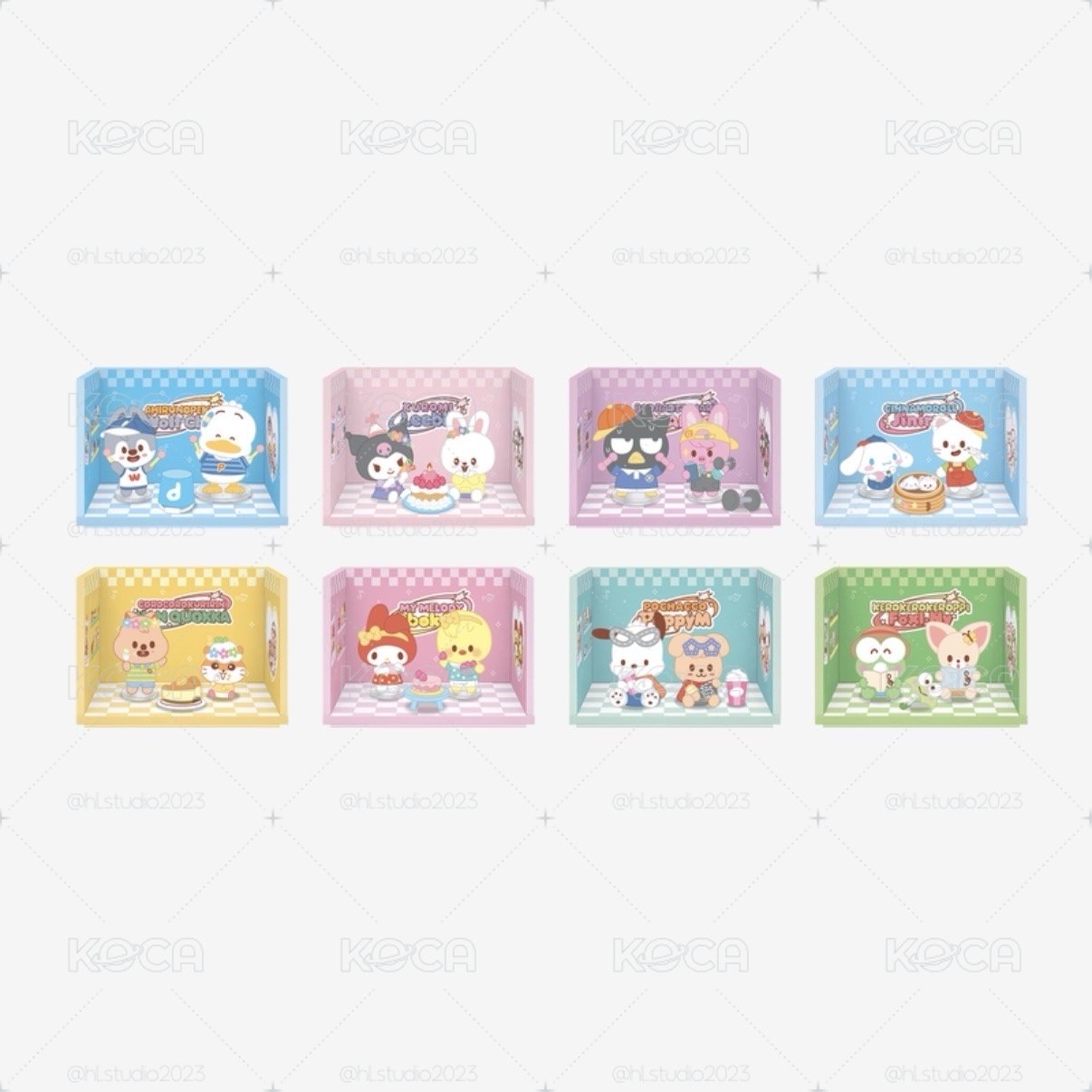 預購/ 三麗鷗聯名 PVC公仔組