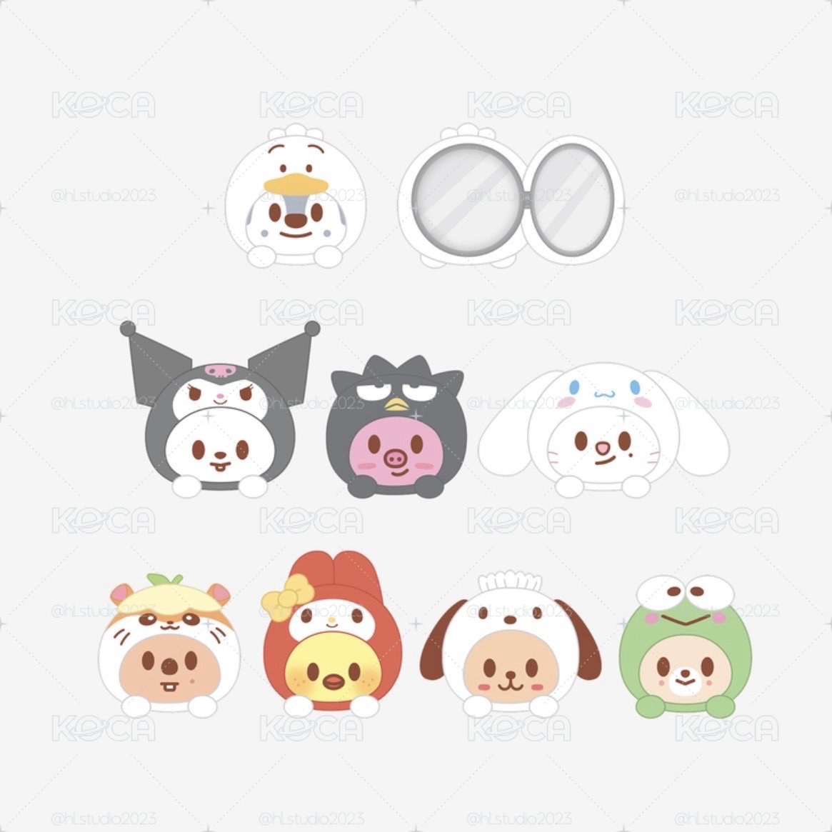 預購/ 三麗鷗聯名 鏡子
