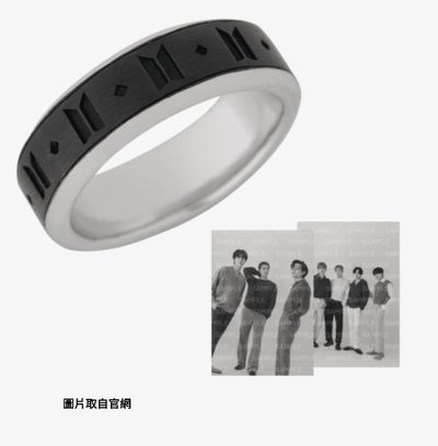 BTS MONOCHROME RING BLACK. KR14