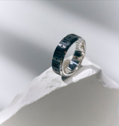 BTS MONOCHROME RING BLACK. KR14