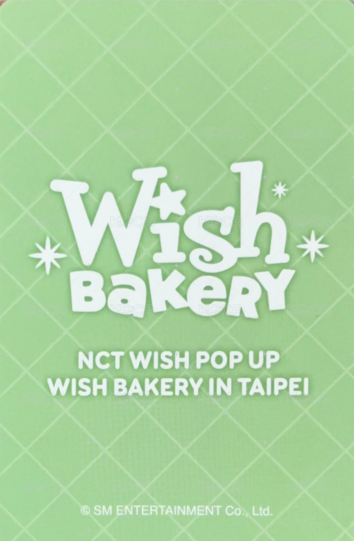 WISH Bakery km 滿額卡  背面