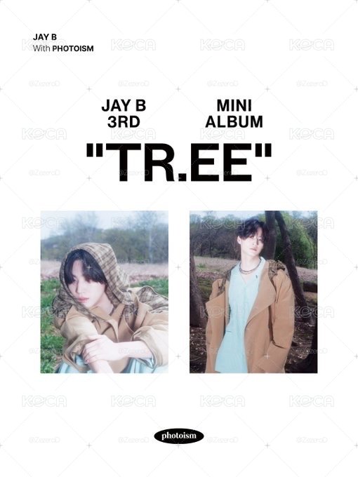 JAY B TR.EE photoism 人生四格卡 代印 1組兩張