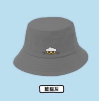 帽子 花現歡樂漁夫帽/藍貓灰