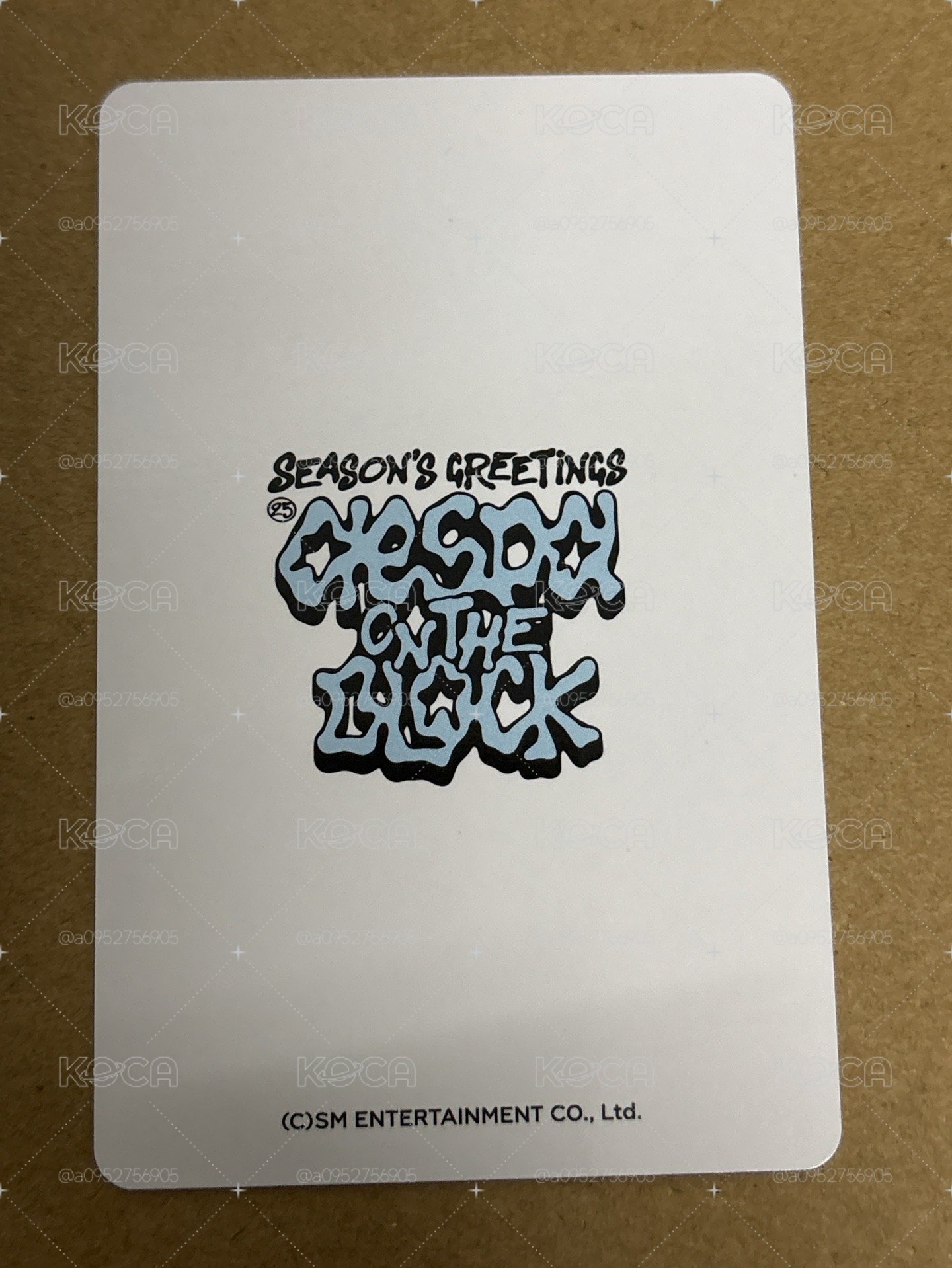 25年曆 sm 特典卡 柚