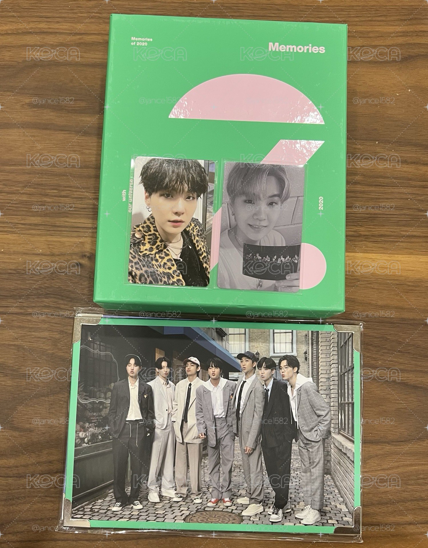BTS 2020舊版藍光版回憶錄含玧其小卡及特典相框