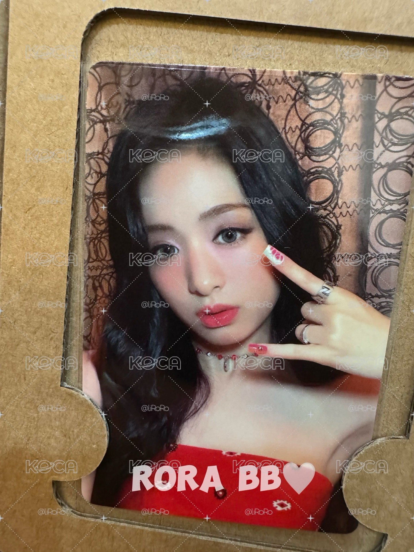 競標 🩵BABYMONSTER AHYEON 京東1.0簽售卡 含原盒