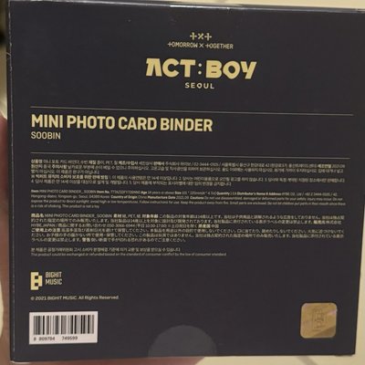 Act:Boy 成員卡冊✨