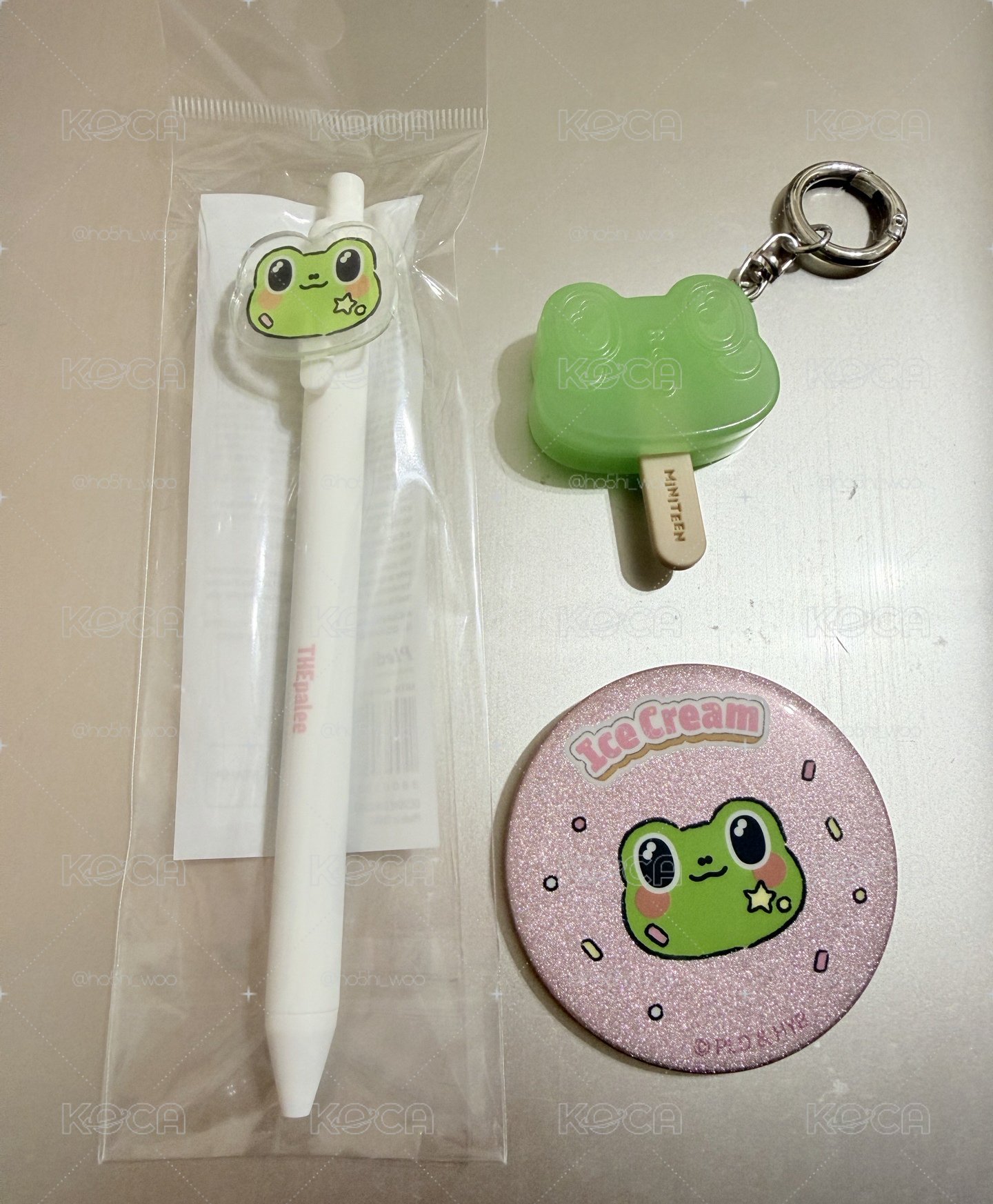 夏日Miniteen冰棒吊飾＋徽章+台灣限定筆（八）