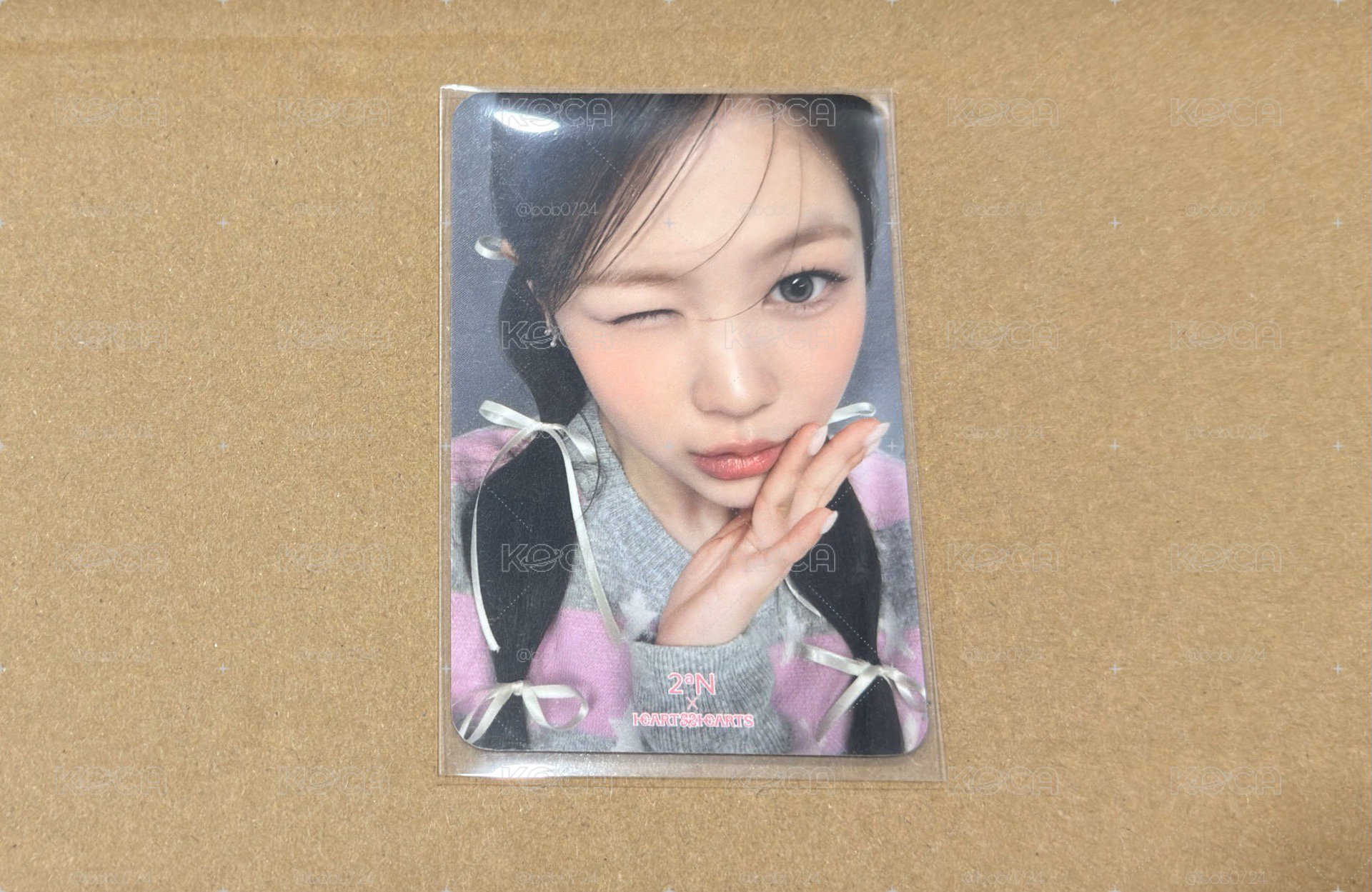 Hearts2hearts yeon 2an代言卡