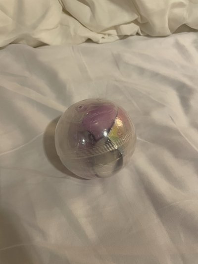 彩虹熊方形拉鍊收納袋