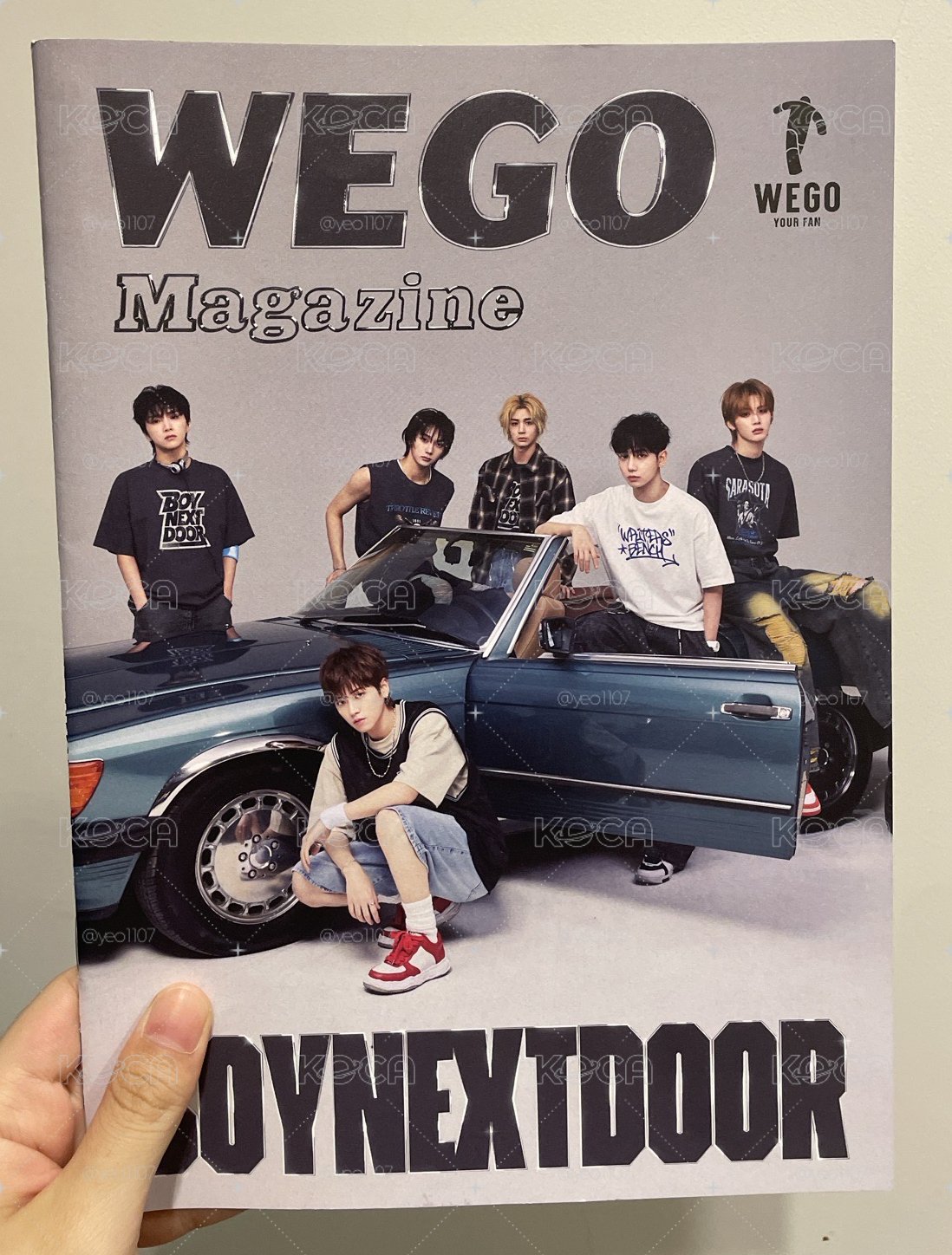 BOYNEXTDOOR X WEGO 宰鉉同款短T 白S（二手！！！）