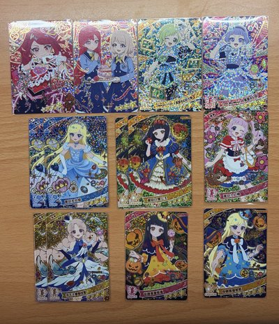 秘密的偶像公主 1-4彈卡 活動卡