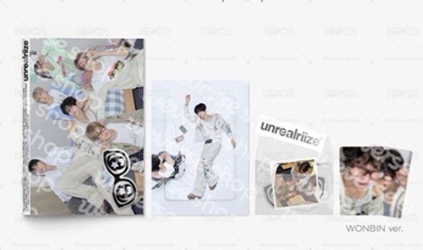 2026 年曆後續 UNREALRIIZE MD MINI PHOTOBOOK SET WONBIN